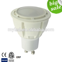 Intertek CE ROHS 600Lumen GU10 7W Lampes LED dimmable SMD2835